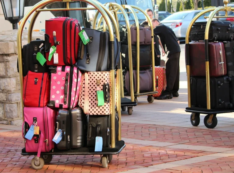 Hotel luggage cart