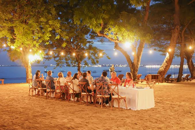 Luxury resort hosting a corporate incentive travel program