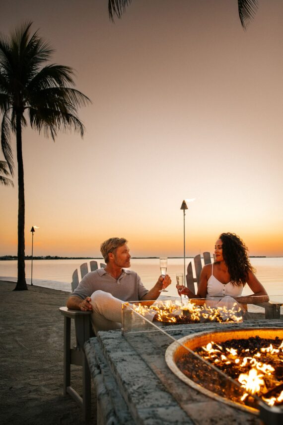 Awards night toast at a resort during a corporate incentive trip